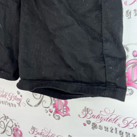 Warehouse one bottoms up mid sho shorts Classic Black Women's Jean Shorts cargo - Picture 3 of 10